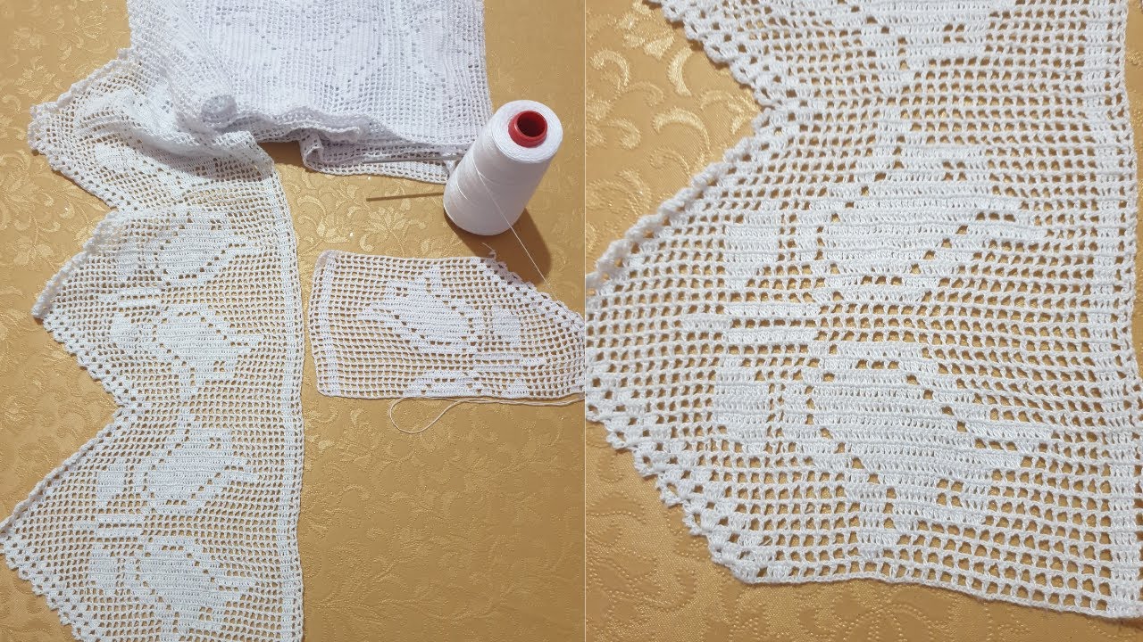 مفرش سرير كروشيه موديل تركي الجزء 1