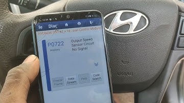 Hyundai i20 P0722 Fault code Gear shifting problem