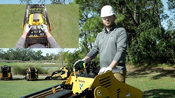 How to operate the controls on a Vermeer mini skid steer loader