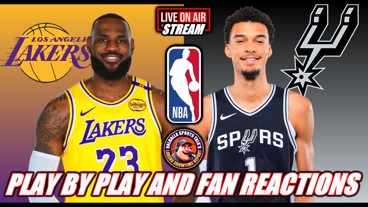 Los Angeles Lakers VS San Antonio Spurs NBA Live Stream - YouTube