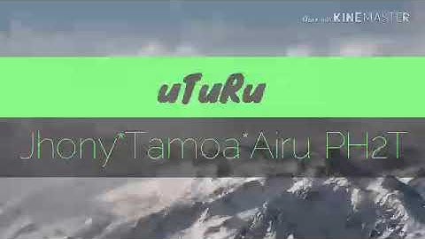 (UTURU) Jhony Tamoa AIRU PH2T