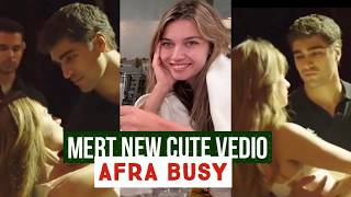 Mert Ramazan Demir New Cute Vedio !Afra Saraçoğlu Busy