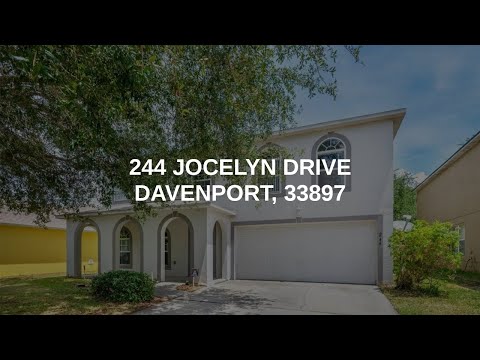 244 JOCELYN DRIVE | DAVENPORT Real Estate