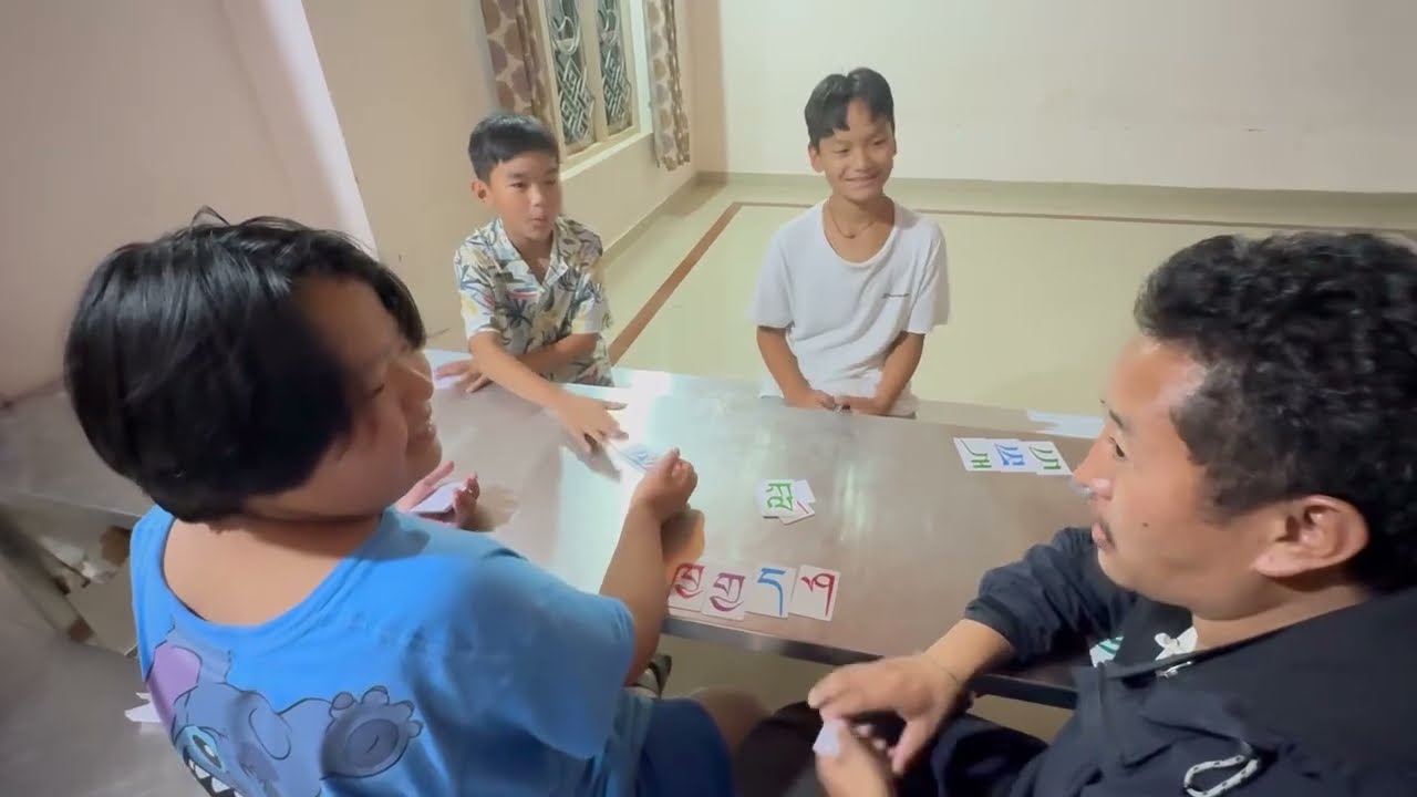 Our students are learning Tibetan language