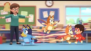Bluey Superhero School Day 🎨🦸Fun Kids Story English