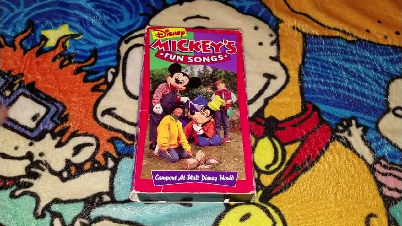 Mickey Fun Songs Campout At Walt Disney World Vhs Mickey's Fun Songs: Campout At Walt Disney World VHS Review - YouTube