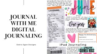 Journal With Me - Digital Journal, iPad journaling, iPad scrapbooking, digital scrapbook