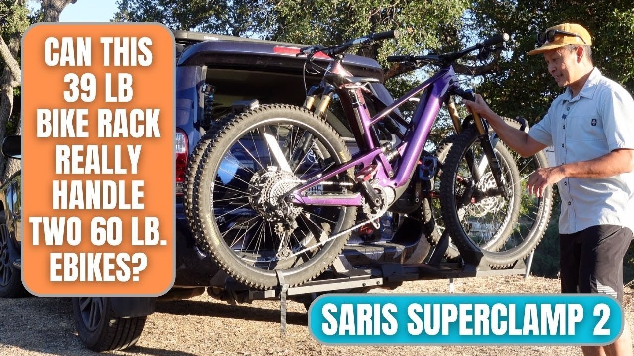2025 Saris Superclamp 2 - Lightweight rack that can handle two 60-lb ebikes