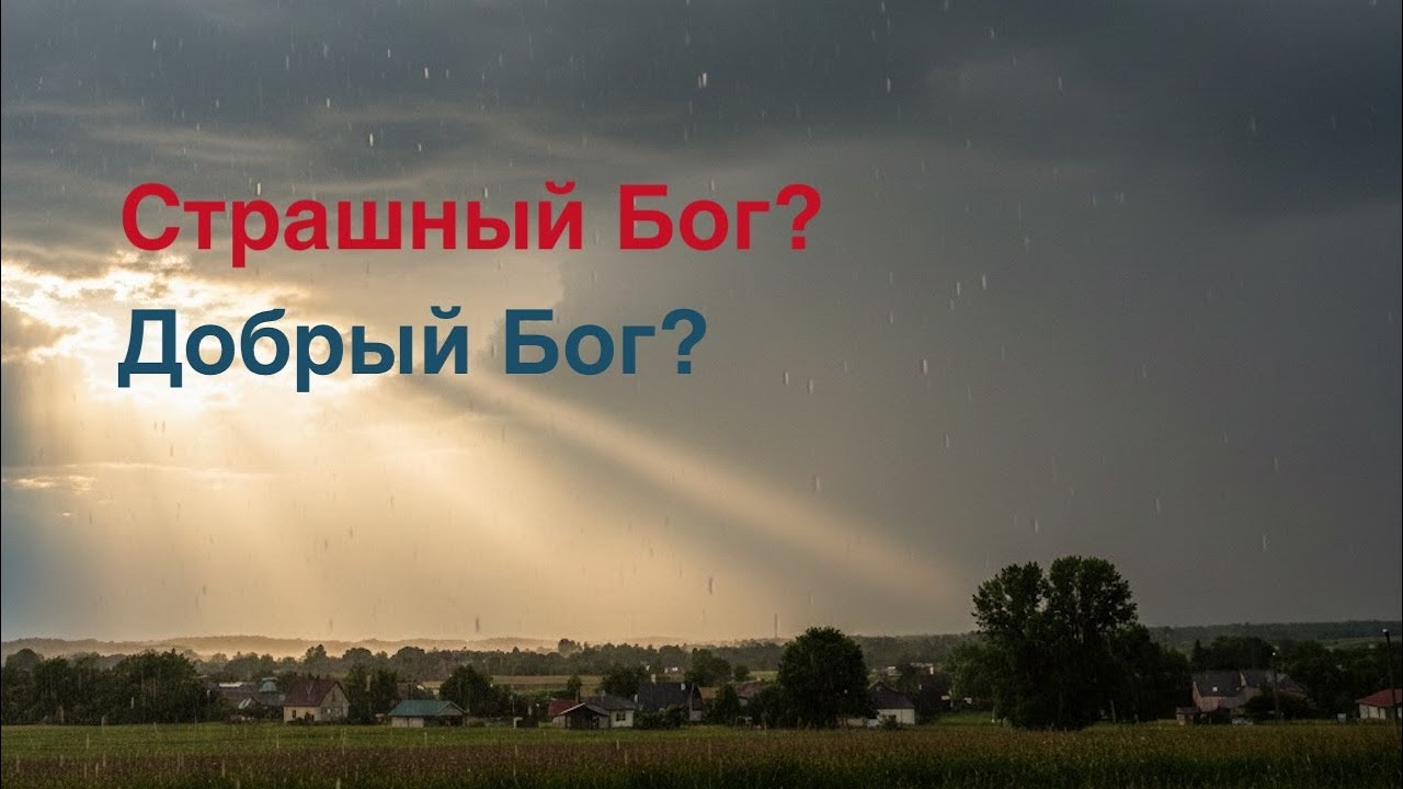 Страшный Бог? Добрый Бог? На самом деле всё не так…