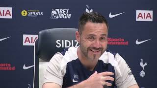 FULL PRESS CONFERENCE (Broadcast and Embargoed Sections): Roberto De Zerbi: Tottenham v Everton