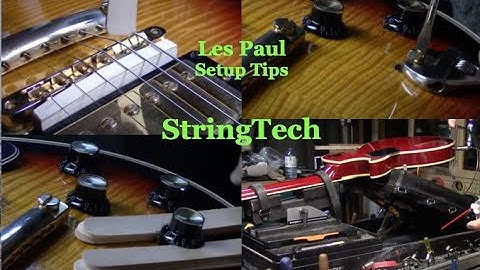 Gibson bridge radius on a LP@StringTechWorkstations