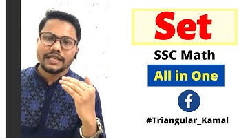 1. Set and Functions | All about Set | Basic Concept of Set | Null Set, Power Set | SSC Math | Set