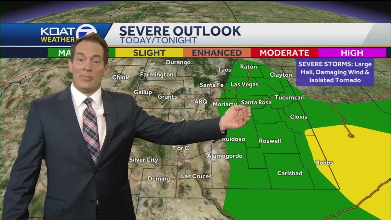 Little warmer for most this afternoon, and eastern New Mexico face a ...