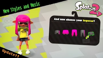 Splatoon 2.0.0 Update - New Hairstyles, New Pants and New Music!