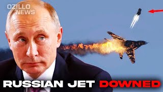 BÜYÜK PATLAMA! Rusya'nın Voronej Oblastı'nda Rus Su-34 Uçağı Düşürüldü! Resimi