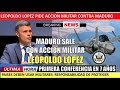 Leopoldo Lopez pide accion militar contra Maduro 1ra Conferencia de Prensa