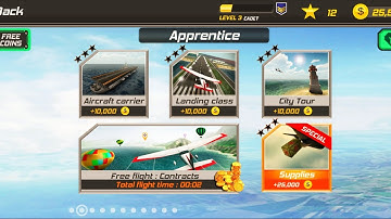 Flight Pilot Simulator 3D Android Game - Senior Missions