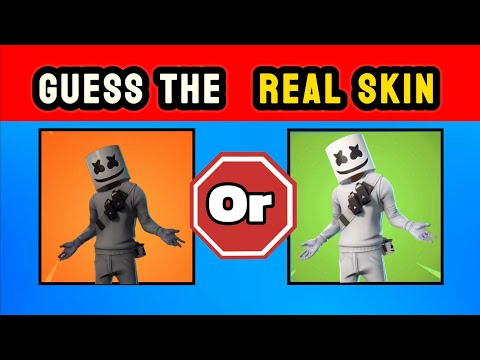 Guess the Real Fortnite Skin ￼