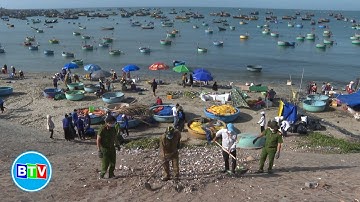 BTV - Ra quân làm sạch bãi biển tại Mũi Né