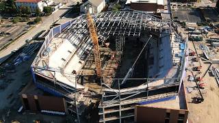 Augusta arena reaches major milestone with topping-out ceremony