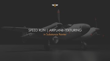 Speed Run | Airplane Texturing in Substance Painter