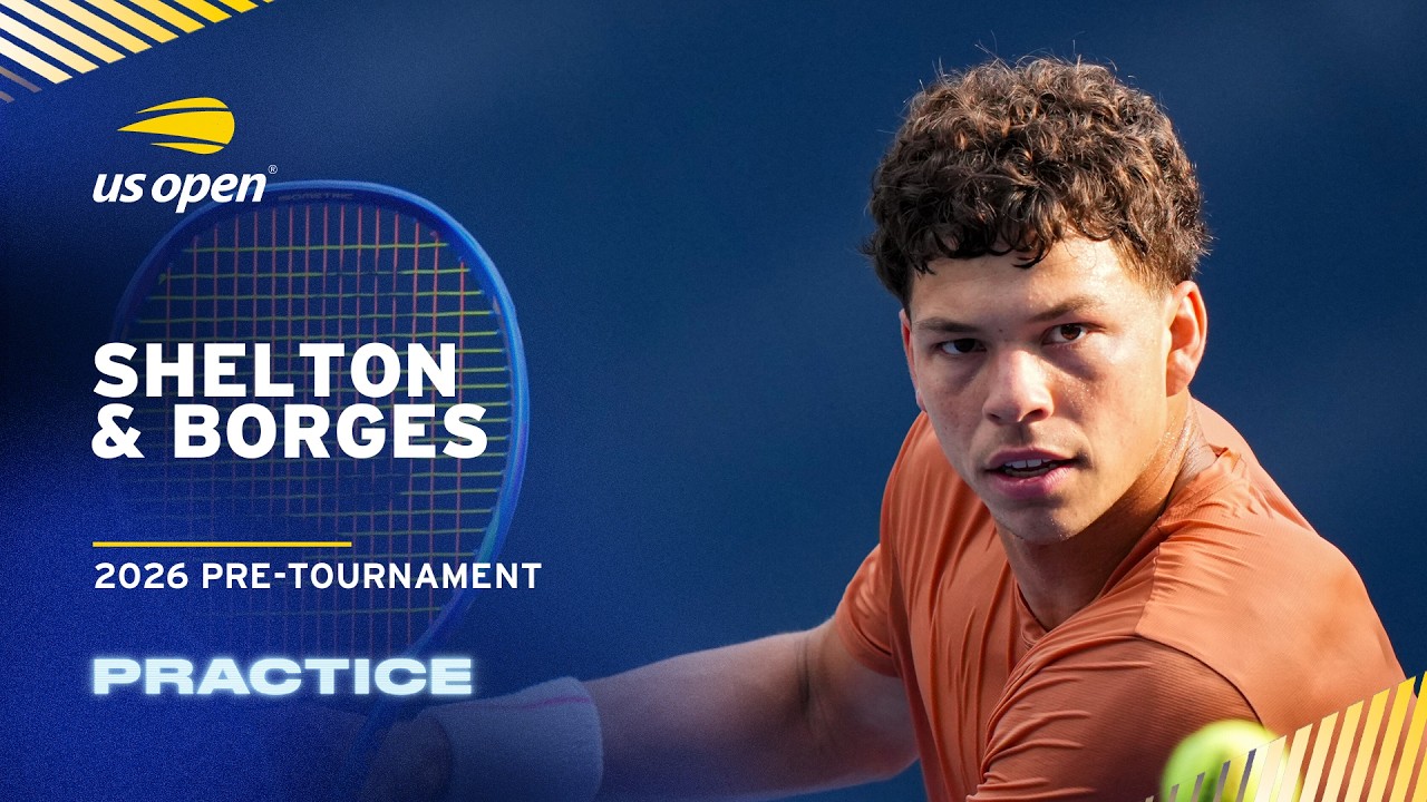 LIVE | Ben Shelton and Nuno Borges | Practice Session | 2026 US Open