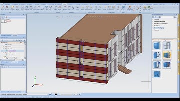 HiCAD 2019: Hinterlüftete Fassade – Verbindung zwischen Elementverlegung und Unterkonstruktion