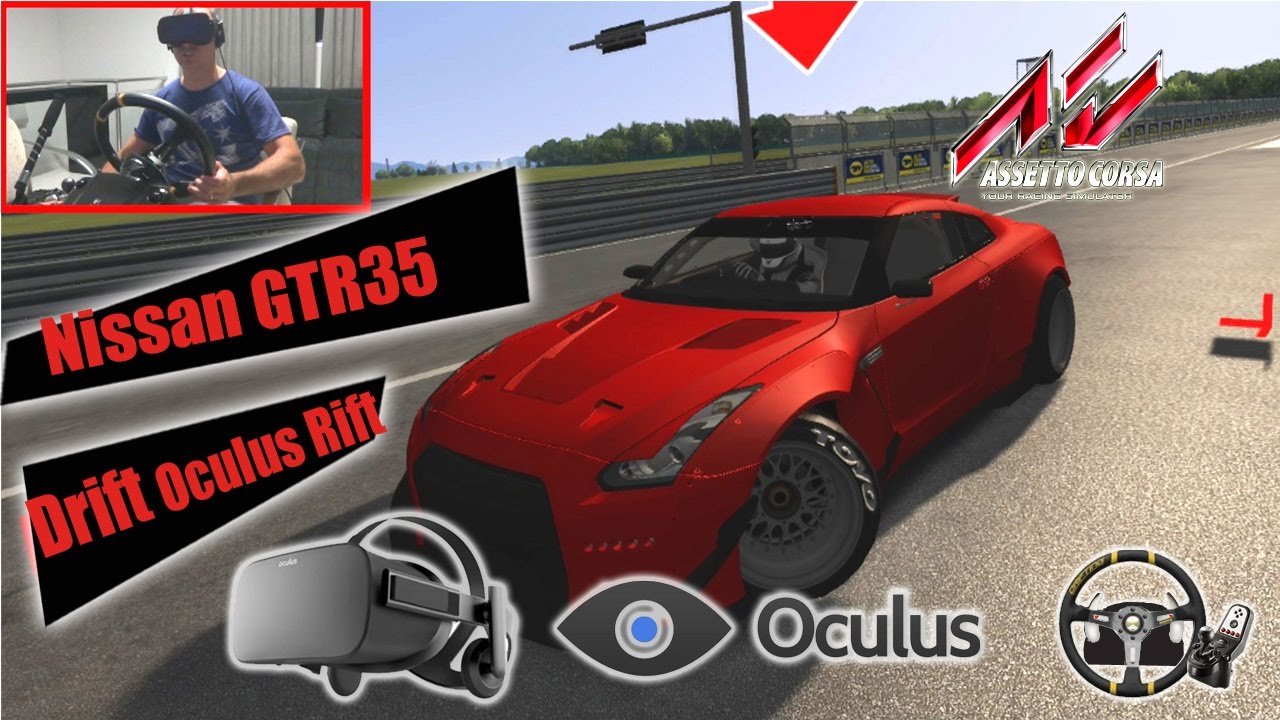 Drift Assetto Corsa - Oculus Rift - Nissan GTR 35 Rocket Bunny - YouTube