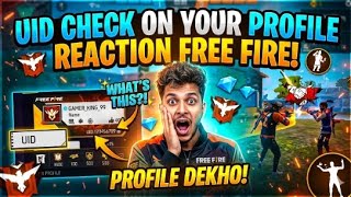 uid check profile reaction on your profile kd check #verticallive #shortsfeed