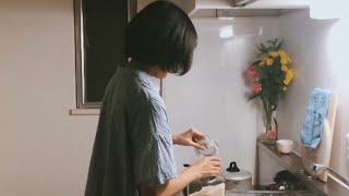 a day in my life in japan, chill night cooking..