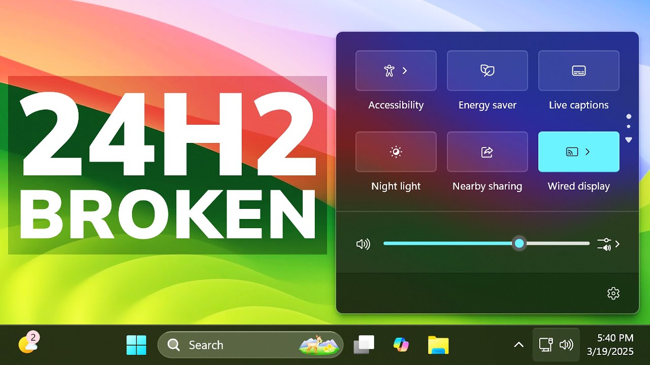 Don't Install the Latest Windows 11 24H2 Build 26100.3613 (Big