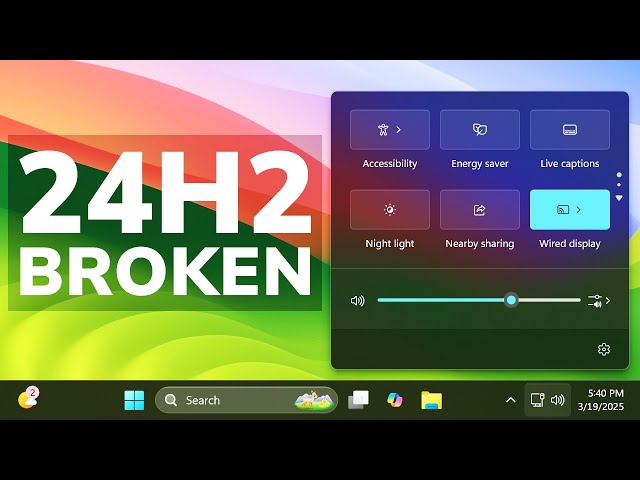 №35、Win11(24H2),i5,GTX745,M8G,SSD So is win 11 24H2 fixed now? : r/laptops