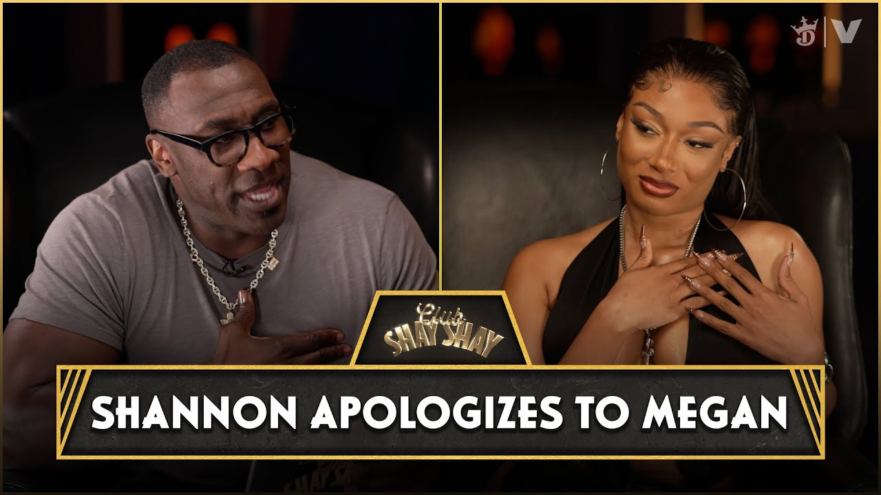 Megan Thee Stallion получает извинения от Шеннон Шарп | CLUB SHAY SHAY