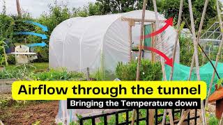 How to COOL Down a Polytunnel in summer heat