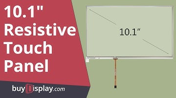 10.1 inch 4-Wire Resistive Touch Panel Screen with Connector FPC