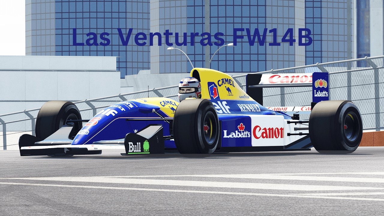 Lap around Las Venturas FW14B (Assetto.Corsa)
