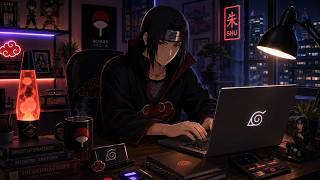 Study with Itachi 🌙 Naruto Lo-Fi Chillhop Beat for Focus, Coding & Late Night Studying