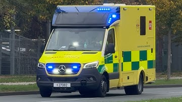 [PRIMEUR] NIEUWE ZIEKENWAGEN A913 Militair Hospitaal Koningin Astrid MHKA met spoed naar UZ Brussel!
