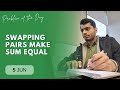 POTD- 05/06/2024 | Swapping pairs make sum equal | Problem of the Day | GeeksforGeeks