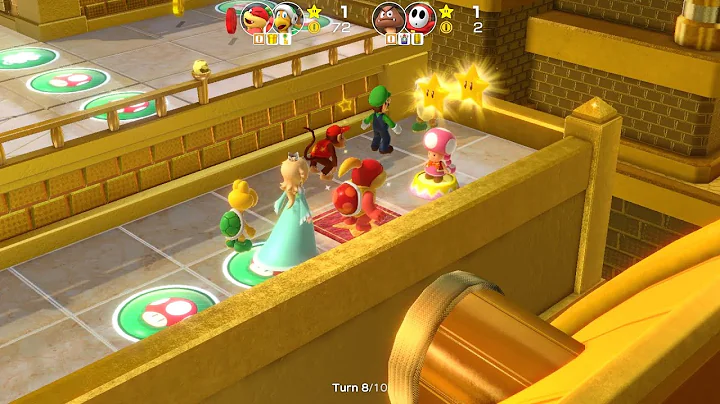 Super Mario Party Partner Party #1988 Tantalizing Tower Toys Pom Pom & Hammer Bro vs Goomba & Shy