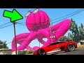 UN PULPO GIGANTE AMENAZA LA CIUDAD !! GTA V ONLINE Makigames