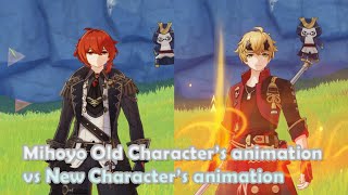 Mihoyo Old vs New Characters animations They Improved a lot!
