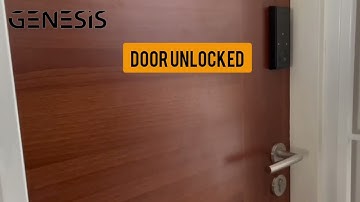 GENESIS GT02 Revo Gate + S360B Digital Deadbolt with Synchronize unlocking for SG HDB