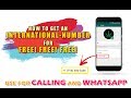 How to use international no. in whatsapp for free