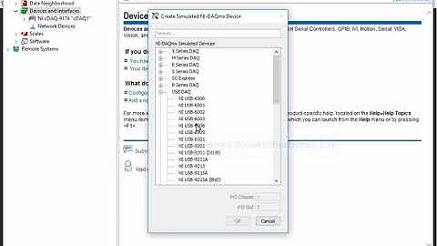 Crear una DAQ simulada