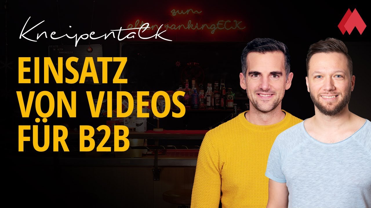 Videos im B2B-Bereich für komplexe Produkte erfolgreich einsetzen | morefire Kneipentalk