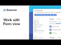 How to use Form View in Baserow