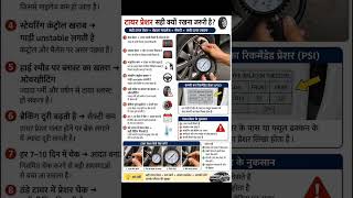 Sahi Tire Pressure = Zyada Mileage aur Safe Drive. Jaaniye kaise! ✅ #Shorts