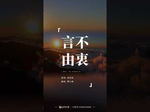 言不由衷- 徐佳瑩 - by Jenny Sis