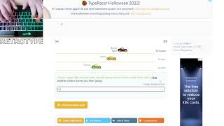 130 WPM with 99% Accuracy on Typeracer + HANDCAM